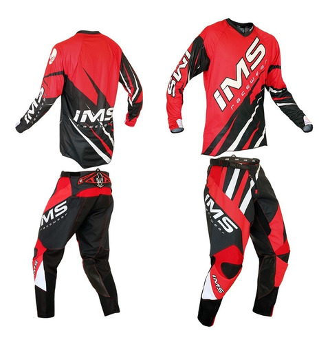 Conjunto Kit Calça Camisa Ims Infantil Action Motocross