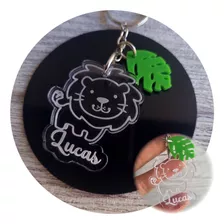 30 Llaveros Animales De La Selva Personalizado Souvenir