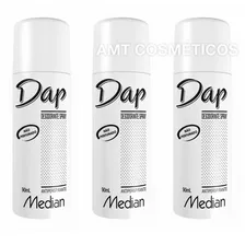 3 Desodorante Dap Spray S/perfume 90ml - Amt Cosméticos
