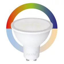 Kit De 2 Lámparas Led Smart Wifi Gu10 6w Rgb Cw Multicolor