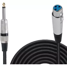 Pyle 30 Pies. Cable De Microfono Profesional - 1/4 Pulgad...