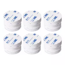 Fita Dupla Face 3m Espuma Branco - Disco 30mm X 2mm - 20un