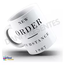 Caneca New Order - Capa Do Disco Substance 1987 Banda Rock