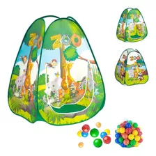 Barraca Cabana Infantil Zoo Casinha Com Bolinhas Grandes