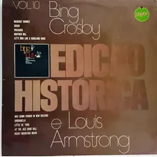 Lp Bing Crosby E Louis Armstrong - Ediçao Historica Vol 10