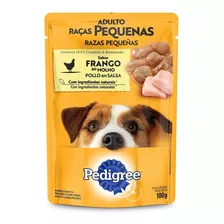 Alimento Pedigree Ao Molho Raças Pequenas Para Cachorro Adulto De Raça Pequena Sabor Frango Em Saco De 100g
