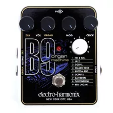 Pedal De Efecto Electro-harmonix Organ Machine B9 Negro