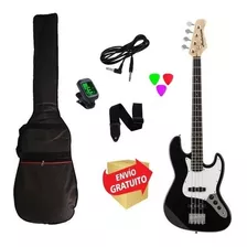 Bajo Jazz Bass Anderson Funda Cable Afinador Puas Envio