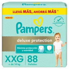 Pañales Pampers Deluxe Protection Xxg X 88 Unidades
