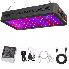 Luz Led Credimiento De Plantas Phlizon 600w Monitor Humedad