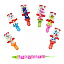 Pack 2 Portachupetes O Clip Cinta Woodytoys