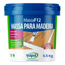 Massa Calafetar F12 Madeira Mdf Viapol 6,5kg - Todas Cores