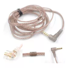 Kz Cable Café No Mic Pin C Liso (zsn, Zsn Pro, Zs10, As16)