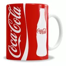 Taza De Cerámica Latita Coca Cola Etiqueta Gaseosa, Con Caja