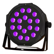 Canhao 18 Leds 3w Uv Strobo Sensor Som Dmx