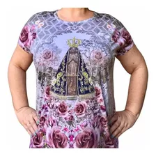 Camisa - T Shirt Feminina Estampa De Nossa Senhora Aparecida