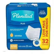 Fralda Geriátrica Plenitud Protect Plus P/m E G/xg 32un