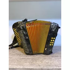 Gaita Ponto/acordeon, 8 Baixos, Hohner, Com Alça E Estojo