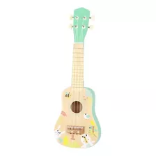 Violão Ukulele De Madeira Brinquedo Infantil Tooky Toy