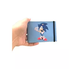 Carteira Slim Jogo Video Game Sonic Modelo 1