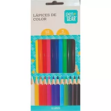 Lápices De Colores Pen+gear Caja Con 12 Piezas Largos
