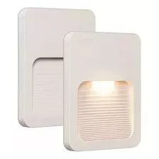 Balizador Led Externo Ip65 Super Led 2w Padrão 4x2 Escada Cor Da Carcaça Branco Cor Da Luz Branco-quente 110v/220v (bivolt)