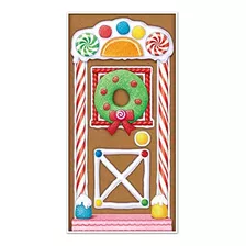 20017 Gingerbread House Door Cover, 30 X 5 (3-pack)