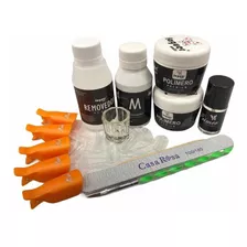 Kit Uñas Esculpidas Acrilicas Dual System + Removedor Faguer