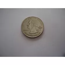 Moeda 25 Cents Quarter Dolar 2001 P Usa Estados Rara 