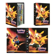 Album Cartas Pokemon 240 Bolsillos Carpeta Pikachu Charizard