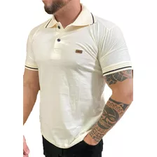 Camiseta Gola Polo Masculina Manga Curta Camisa Botão Barato