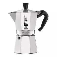 Cafeteira Bialetti Moka Express 6 Xícaras Prata Italiana