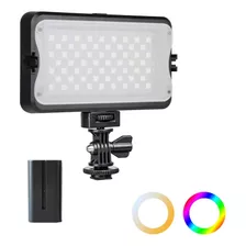 Panel De Luz Led Portátil Rgb, K-k Kit De Iluminación De .