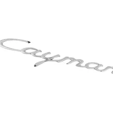 Emblema Adesivo Traseiro Porsche Cayman Cromado