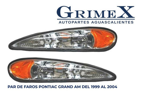 Par Faro Pontiac Grand Am 1999-2000-00-2001-2002-2003-2004 Foto 10