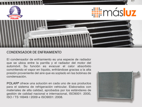 1- Condensador Enfriamiento Soldado Xc60 L6 3.2l 10/15 Polar Foto 4