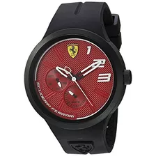 Reloj Ferrari Para Hombre 0830473 Color Negro Correa De