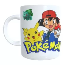 Xícara Infantil Porcelana Pokemon Pikachu Com Foto