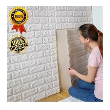 Kit 54 Painel 3d Tijolo Branco Auto Adesivo 77x70 Promoção