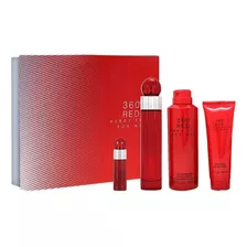 Perry Ellis 360 Red 100ml Set Para Hombre