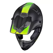 Capacete Hjc Off Csmxii Creed Cinza E Verde 62