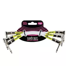 Ernie Ball 6 Angle Angle Patch Cable 3 Pack