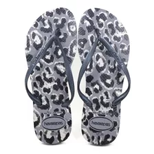 Ojotas Havaianas Slim Animal Print Originales Brasil Mujer