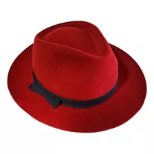 Sombrero Paño, Copa Punta. Rojo 