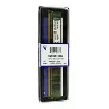 Memória Ram Kingston 4gb/1600mhz 1x4gb Kvr16n11s8/4