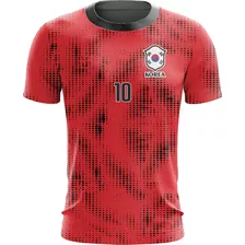 Camiseta Da Coréia Do Sul Korea Copa Futebol Torcedor