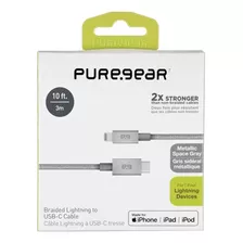 Puregear Cable 87w Mfi Usb C Para iPhone 13 Pro Max Mini 3m