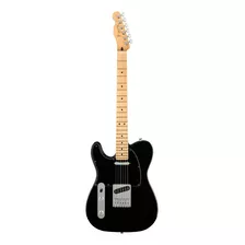 Guitarra Eléctrica Para Zurdo Fender Player Telecaster De Aliso Black Brillante Con Diapasón De Arce