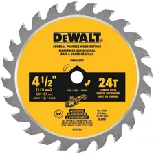 Disco Sierra 4 1/2 24 Dientes - Eje 3/8 Dwa412tct Dewalt