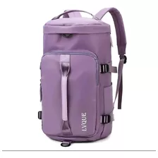 Morral Viaje C&j Ml-03 Color Violeta Diseño Liso 40l